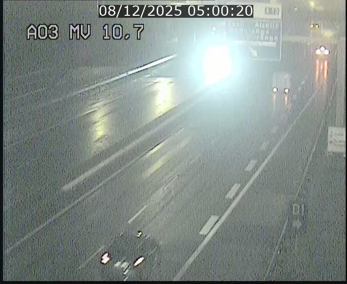 Traffic live webcam Luxembourg Croix de Bettembourg - A3 - BK 10.7 - direction France