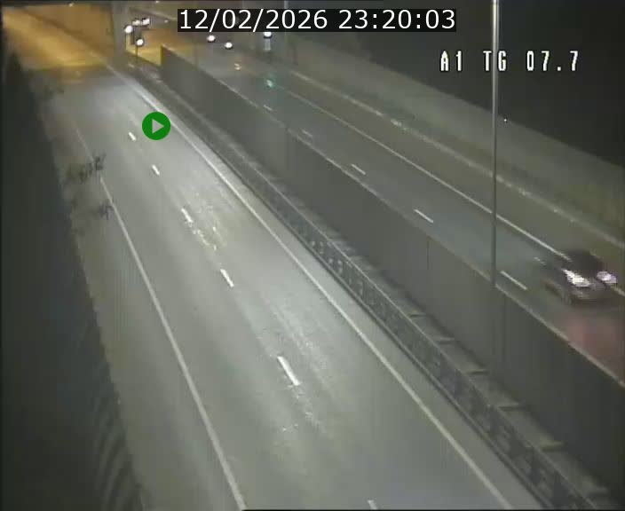 Traffic live webcam Luxembourg Kirchberg - A1 direction Luxembourg-ville - BK 7.7