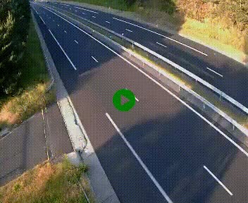 Caméra autoroute A75 à hauteur du col des Issartets en direction de Montpellier