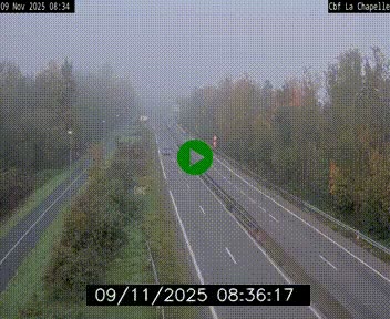 Webcam sur le périphérique de Nantes (N844) à hauteur de Porte de la Chapelle, au nord de la ville