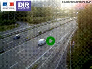 Webcam sur la Nationale 201 à hauteur de la sortie Chambéry-Nord, avant à la jonction entre l'A41 et l'A43, en direction de Lyon
