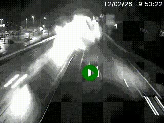 Caméra routière à hauteur des centres commerciaux et de la sortie 14 en direction d'Albertville