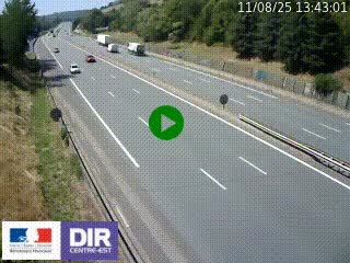 Webcam routière à Saint-Etienne-Terrenoire sur la RN88 avant la jonction entre l'A72 et le Boulevard Périphérique de Saint-Etienne