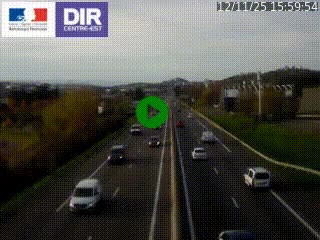 Caméra autoroute à Saint-Etienne (Les Littes) à hauteur du Ikea Saint-Etienne sur l'A72 en direction de Roanne