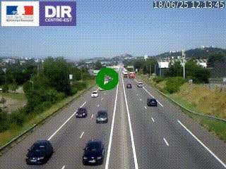 Caméra autoroute à Saint-Etienne (Les Littes) à hauteur du Ikea Saint-Etienne sur l'A72 en direction de Roanne