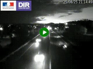 Caméra autoroute à Saint-Etienne (Les Littes) à hauteur du Ikea Saint-Etienne sur l'A72 en direction de Roanne