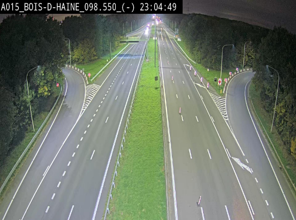 Webcam autoroute Belgique - Bois d'Haine - E42 - BK 98.6