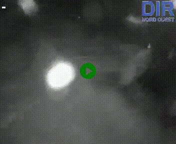 Webcam sur A84 à hauteur de Pont-Farcy, au niveau du pont autoroutier sur la Vire, au sud de Saint-Lô