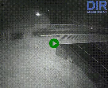 Webcam sur A84 à hauteur de Pont-Farcy, au niveau du pont autoroutier sur la Vire, au sud de Saint-Lô
