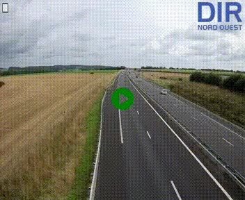 Webcam sur A84 à hauteur de l'échangeur de Poilley avec la N175, au sud d'Avranches