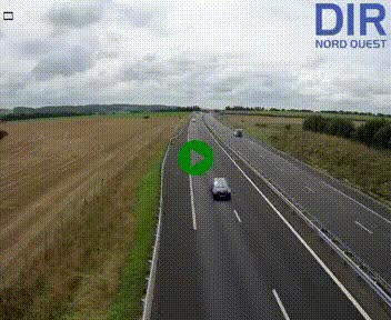 Webcam sur A84 à hauteur de l'échangeur de Poilley avec la N175, au sud d'Avranches
