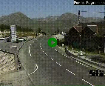 Webcam Col du Puymorens sur N320, en direction de Pas de la Casa (Andorre)
