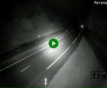 Webcam Ax-les-Thermes sur N20, en direction d'Andorre