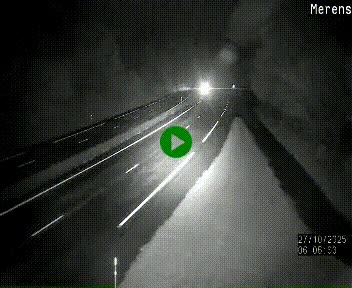 Webcam dans les Pyrénées à hauteur de Mérens-les-Vals sur N320, en direction de Pas de la Casa (Andorre)