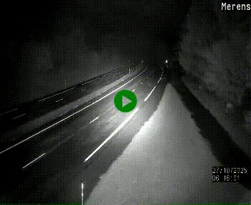 Webcam dans les Pyrénées à hauteur de Mérens-les-Vals sur N320, en direction de Pas de la Casa (Andorre)