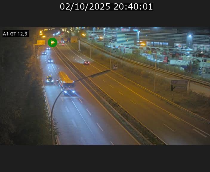 Traffic live webcam Luxembourg Senningerberg - A1 direction Allemagne - BK 12.3