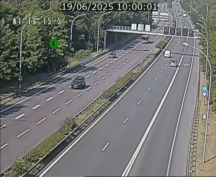 Traffic live webcam Luxembourg Munsbach - A1 direction Luxembourg - BK 15.5