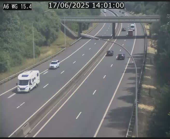 Traffic live webcam Luxembourg Capellen - A6 - BK 15.4 - direction Luxembourg/France/Allemagne