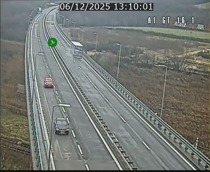 Traffic live webcam Luxembourg Niederanven - A1 direction Allemagne - BK 16.1
