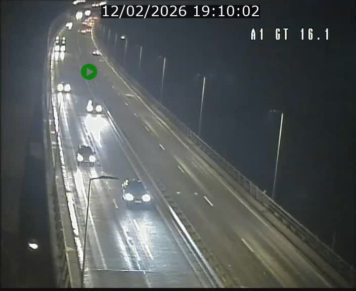 Traffic live webcam Luxembourg Niederanven - A1 direction Allemagne - BK 16.1