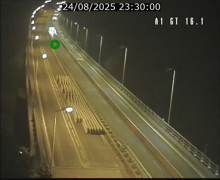 Traffic live webcam Luxembourg Niederanven - A1 direction Allemagne - BK 16.1