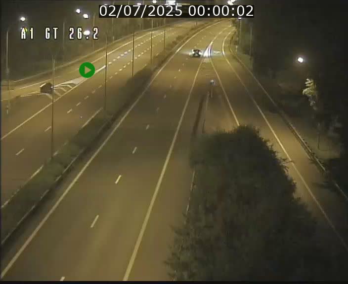 Traffic live webcam Luxembourg Grevenmacher - A1 direction Allemagne - BK 26.2