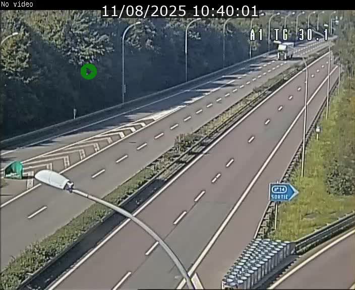 Traffic live webcam Luxembourg Grevenmacher - A1 direction Luxembourg - BK 30.1