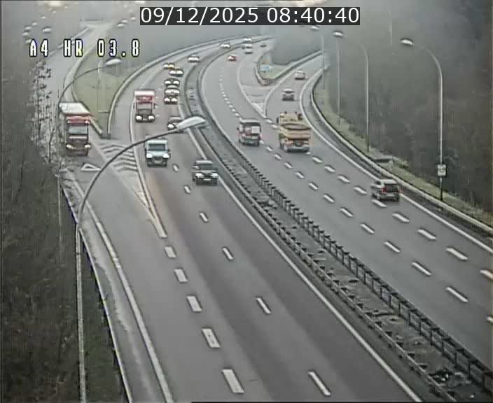 Webcam traffic A4 Luxembourg - BK 3.8 - Leudelange (direction Esch sur Alzette)