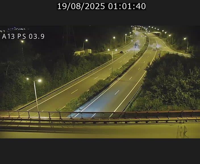 Traffic live webcam Luxembourg Differdange - A13 direction Esch-sur-Alzette - BK 3.9