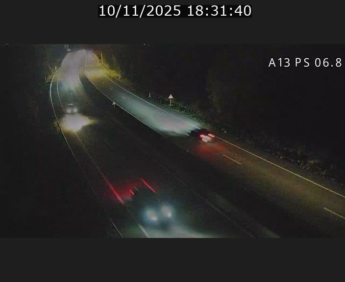 Traffic live webcam Luxembourg Ehlerange - A13 direction Esch-sur-Alzette - BK 6.8
