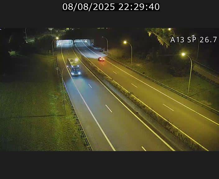 Traffic live webcam Luxembourg Frisange - A13 direction Luxembourg-ville - BK 26.7