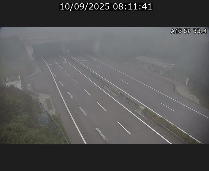 Webcam trafic sur A13 à hauteur d'Altwies en direction de Mondorf-les-bains et en provenance de l'Allemagne