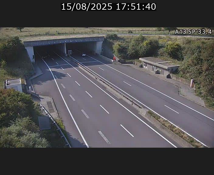 Webcam trafic sur A13 à hauteur d'Altwies en direction de Mondorf-les-bains et en provenance de l'Allemagne