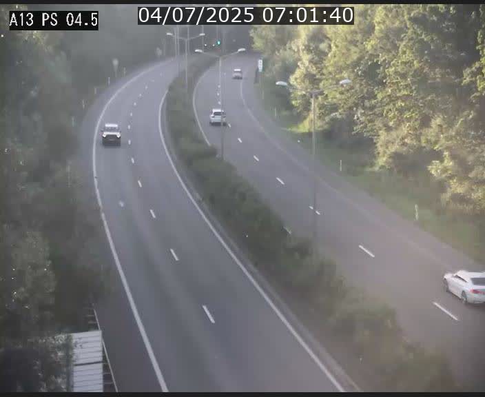 Traffic live webcam Luxembourg Differdange - A13 direction Esch-sur-Alzette - BK 4.5