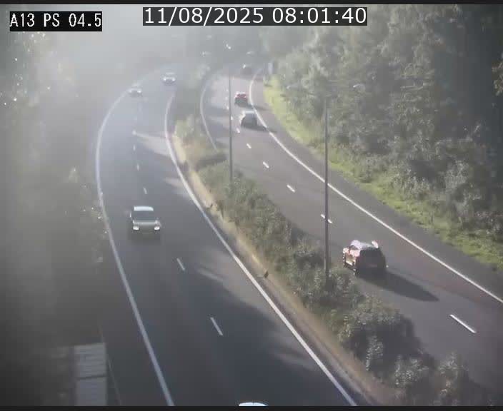 Traffic live webcam Luxembourg Differdange - A13 direction Esch-sur-Alzette - BK 4.5