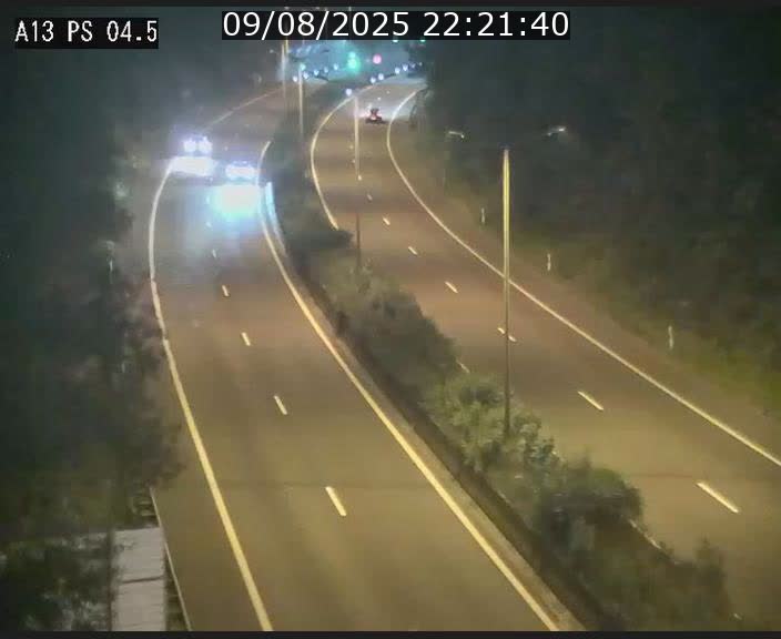 Traffic live webcam Luxembourg Differdange - A13 direction Esch-sur-Alzette - BK 4.5
