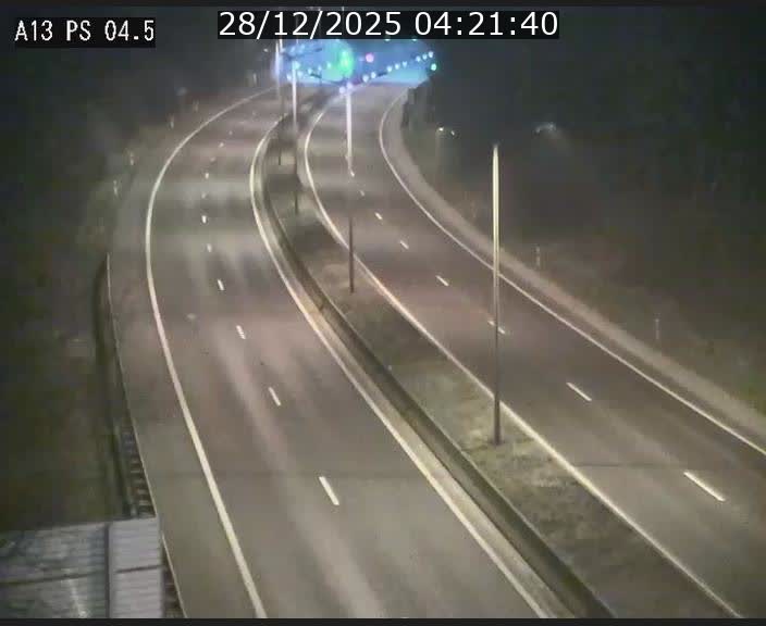 Traffic live webcam Luxembourg Differdange - A13 direction Esch-sur-Alzette - BK 4.5