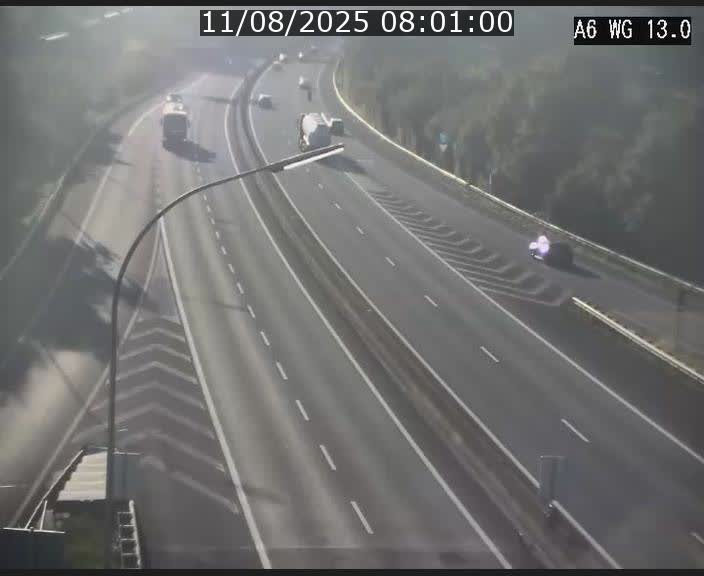 Traffic live webcam Luxembourg Mamer - A6 - BK 13 - direction Luxembourg/France/Allemagne