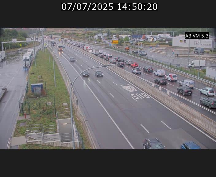 Traffic live webcam Luxembourg Aire de Berchem - A3 - BK 5 - direction France