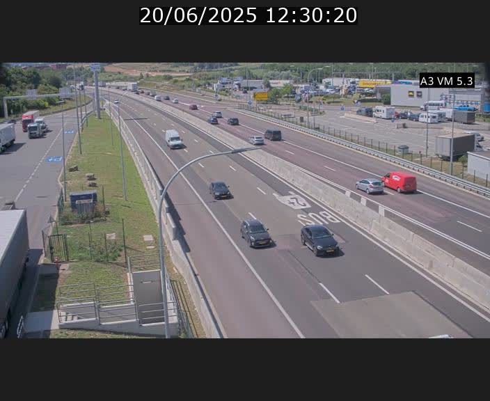 Traffic live webcam Luxembourg Aire de Berchem - A3 - BK 5 - direction France