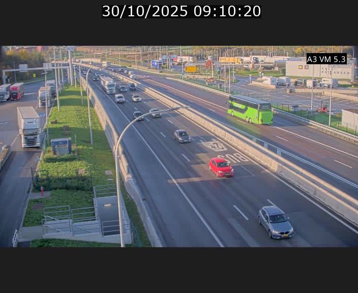 Traffic live webcam Luxembourg Aire de Berchem - A3 - BK 5 - direction France