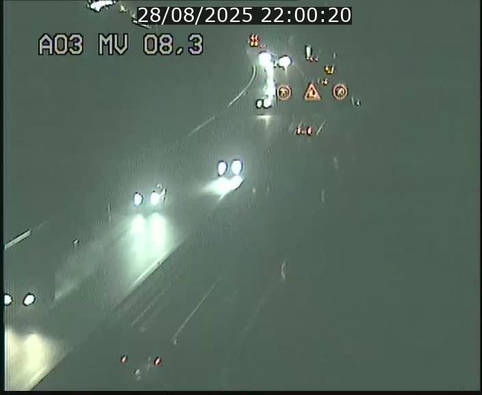 Webcam Autoroute après la Croix de Bettembourg en direction de Luxembourg sur l'A3