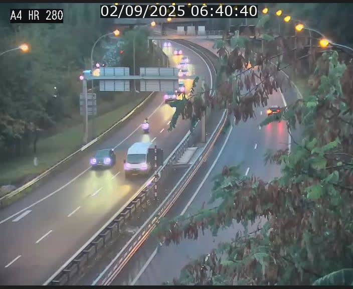 Webcam traffic A4 Luxembourg - BK 0.2 - P+R Bouillon (direction Luxembourg)