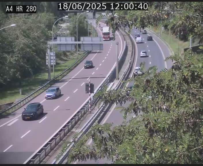 Webcam traffic A4 Luxembourg - BK 0.2 - P+R Bouillon (direction Luxembourg)