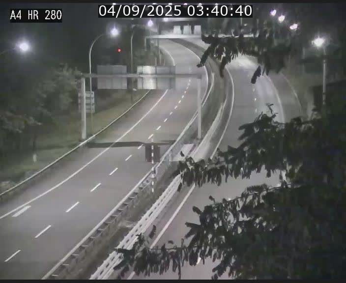 Webcam traffic A4 Luxembourg - BK 0.2 - P+R Bouillon (direction Luxembourg)