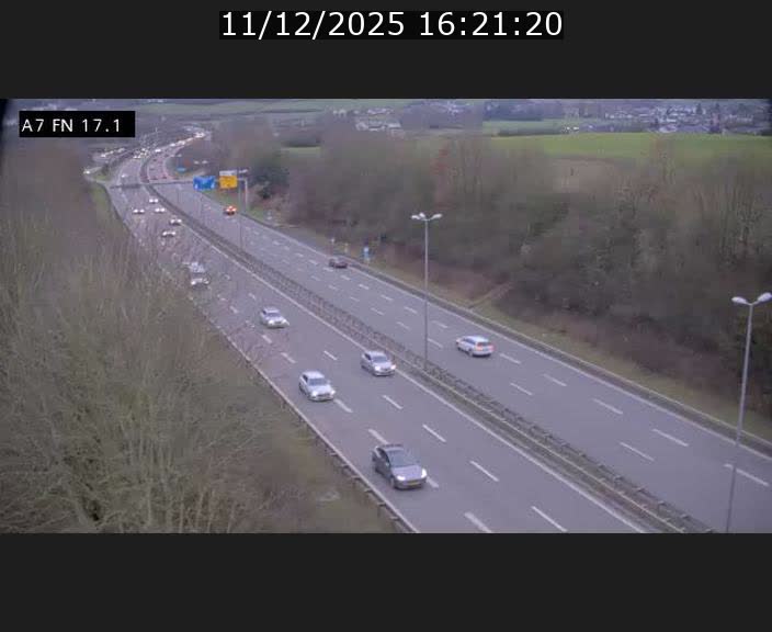 Caméra trafic Luxembourg - A7, Merscherbierg direction Mersch