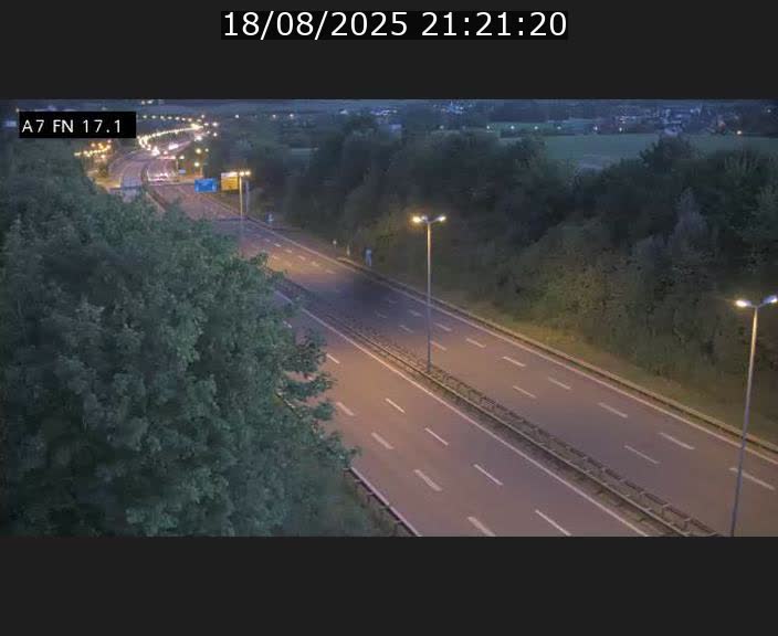 Caméra trafic Luxembourg - A7, Merscherbierg direction Mersch
