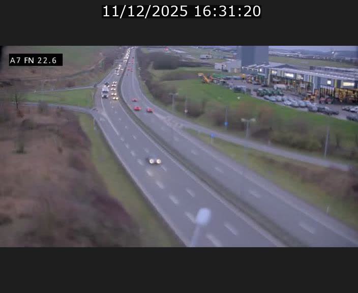 Caméra trafic Luxembourg - A7, Colmar-berg direction Mersch