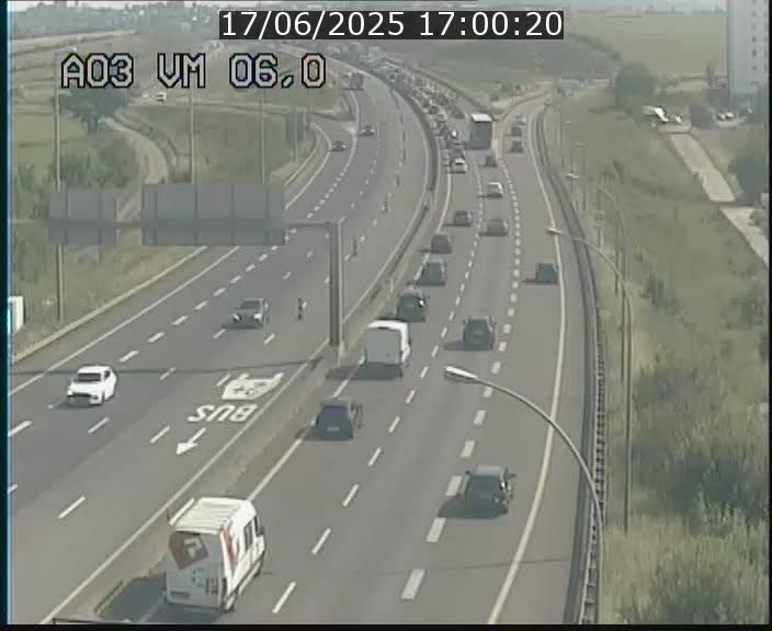 Traffic live webcam Luxembourg Aire de Berchem - A3 - BK 6 - direction France