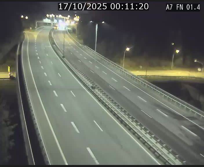 Caméra autoroute Luxembourg A7 - Tunnel Stafelter - direction Echangeur Grünewald